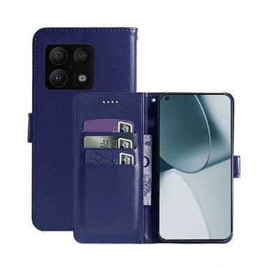 OnePlus 10 Pro Lommebokdeksel 3-kort  - Mørke blå