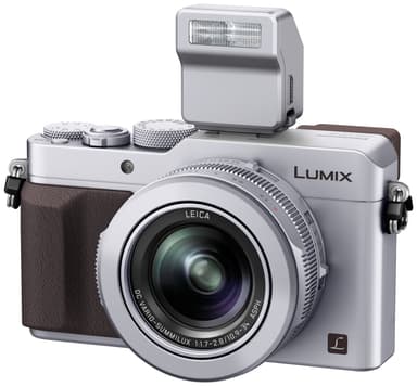 Panasonic Lumix DMC-LX100 kompaktkamera (sølv)