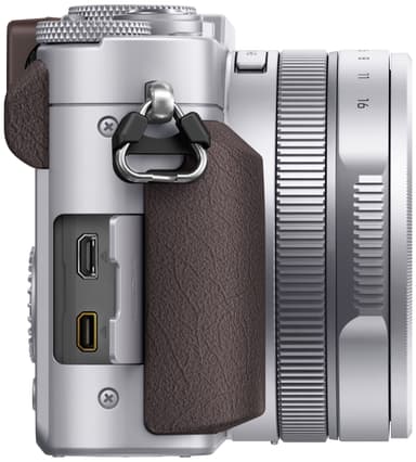 Panasonic Lumix DMC-LX100 kompaktkamera (sølv)