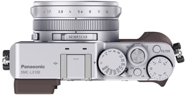 Panasonic Lumix DMC-LX100 kompaktkamera (sølv)