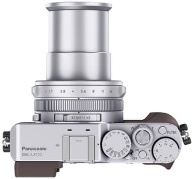 Panasonic Lumix DMC-LX100 kompaktkamera (sølv)