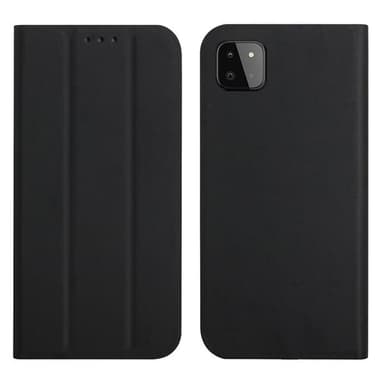 Ultratynt mobildeksel med holder til Samsung Galaxy A22 5G - Svart