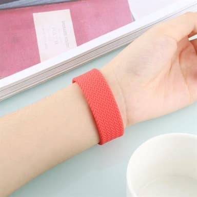 Silikonarmband til Apple Watch Series 6 & SE & 5 & 4 44mm / 3 & 2 & 1 42mm - Röd, Small