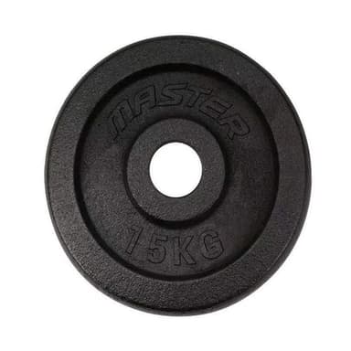 Master Fitness Skolvikt 30 mm, Vektskiver Jern 15 kg