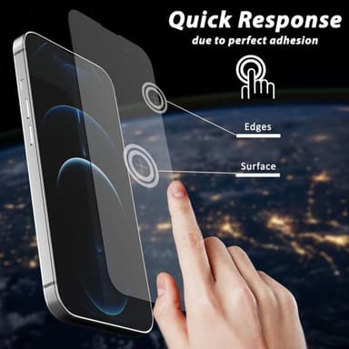 Whitestone Dome iPhone 13 Mini Skjermbeskytter Dome Glass 2-pack