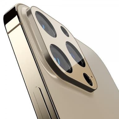 Spigen iPhone 13 Pro/iPhone 13 Pro Max Linsebeskyttelse Glas.tR Optik 2-pack Gull