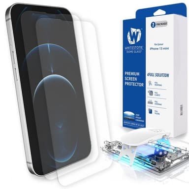 Whitestone Dome iPhone 13 Mini Skjermbeskytter Dome Glass 2-pack