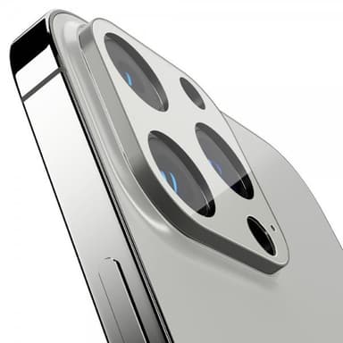 Spigen iPhone 13 Pro/iPhone 13 Pro Max Linsebeskyttelse Glas.tR Optik 2-pack Sølv