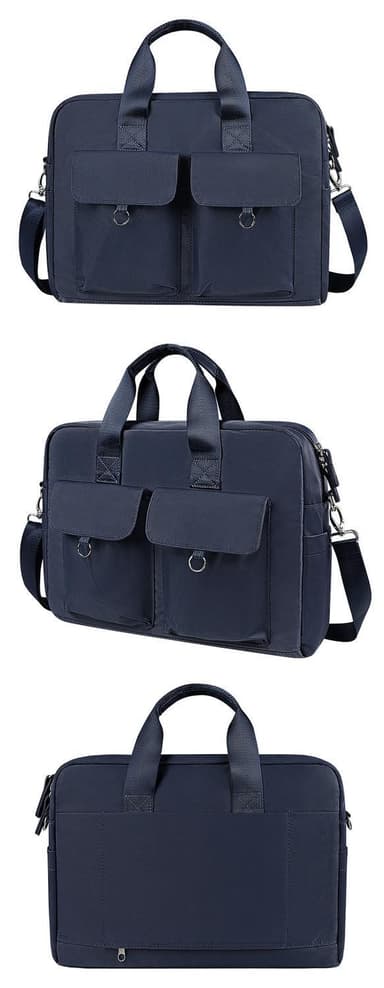 Laptopveske vanntett 14,1-15,4'' Marineblå