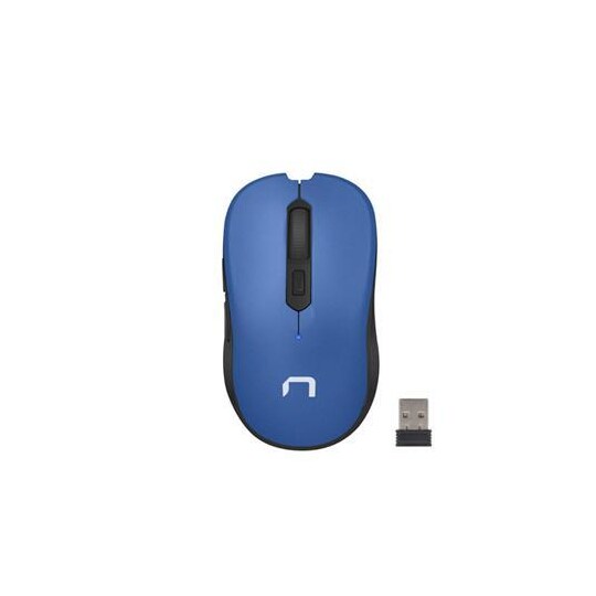 Natec-mus, Robin, trådløs, 1600 DPI, optisk, blå