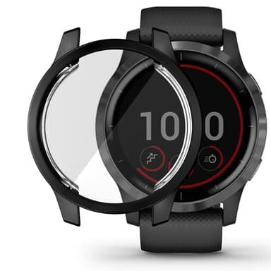 Klokkehus / skjermbeskytter til Garmin Vivo Active 4 (45 mm) TPU Svart