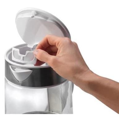 Gorenje vannkoker K17GWE elektrisk, 2200 W, 1,7 L, glass, 360° rotasjonsbase, transparent/hvit