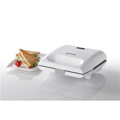 Gorenje Sandwich Maker SM701GCW 700 W, Antall tallerkener 1, Antall bakverk 1, Hvit
