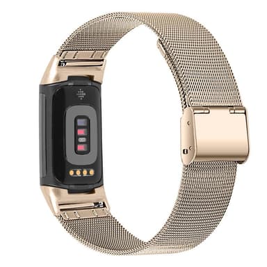 Klokkerem til Fitbit Charge 5 i rustfritt stål, gullfarget