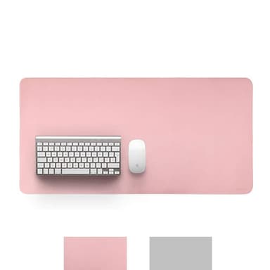 Musematte stor dobbeltsidig 80x40 cm Rosa / Sølv