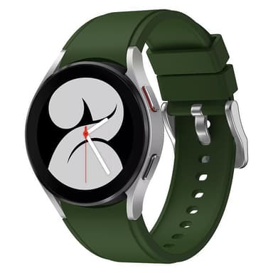 Samsung Galaxy Watch 4 armbånd silikon Army Green