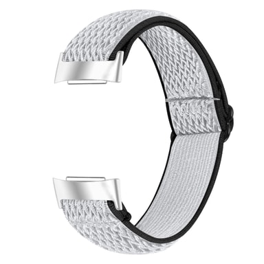 Fitbit Charge 5 armbånd Nylon Grå / Svart Elkjøp