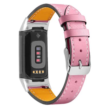 Fitbit Charge 5 armbånd skinnrosa