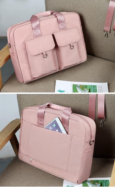 Laptopveske 14,1-15,4   vanntett Rosa
