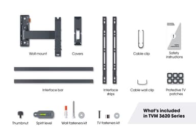 Vogels COMFORT Full Motion TV veggfeste TVM3625
