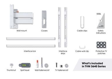 Vogels COMFORT Full Motion+ TV veggfeste TVM3645 (hvit)