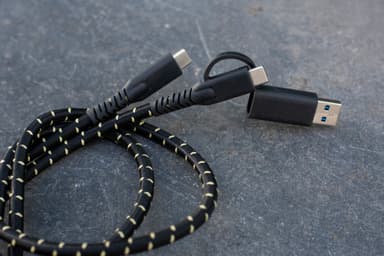 Fairphone 4 USB-C 3.2 ladekabel 1,2m (sort)