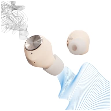 Sudio T2 helt trådløse in-ear hodetelefoner (sand)