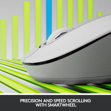 Logitech Signature M650 Large Wireless Mouse (hvit)