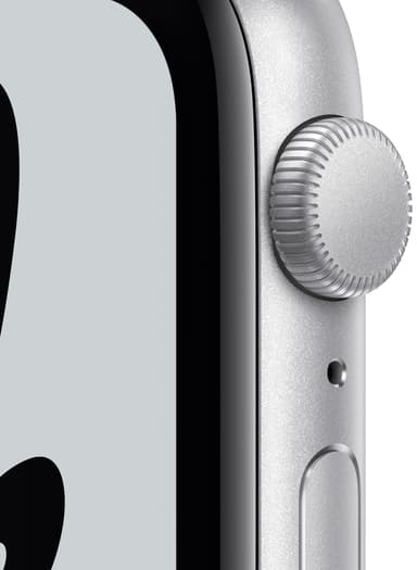 Apple Watch Nike SE 44 mm GPS (sølv alu/platinasort sportsreim)