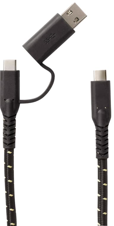 Fairphone 4 USB-C 3.2 ladekabel 1,2m (sort)