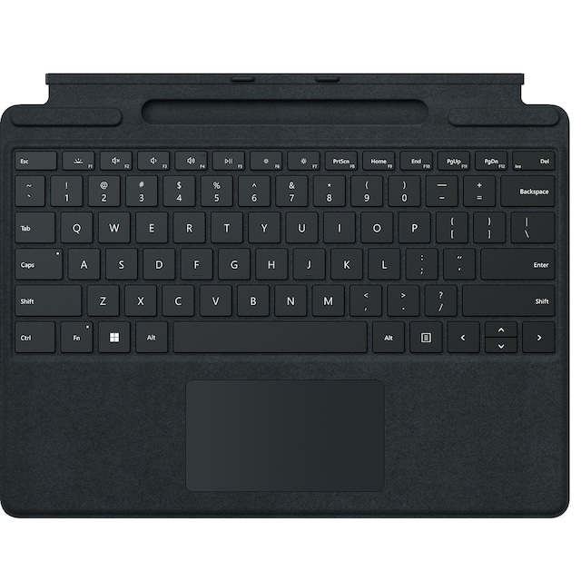 Microsoft Surface Pro 8/9 Type deksel (sort)
