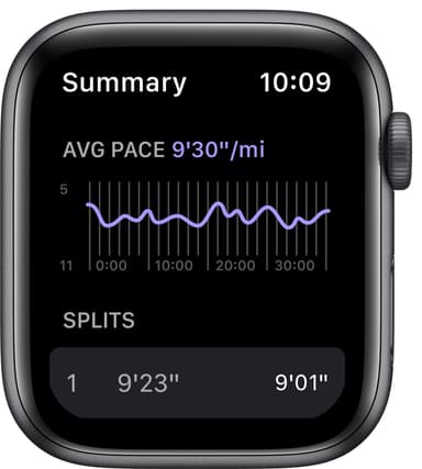 Apple Watch Nike SE 44mm GPS (grå alu/sort sportsreim)