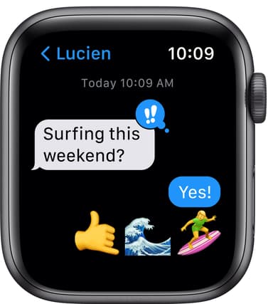 Apple Watch Nike SE 44mm GPS (grå alu/sort sportsreim)