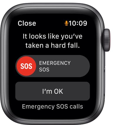 Apple Watch SE 40 mm - LTE (stellergrå alu/tornadogrå sportsreim)