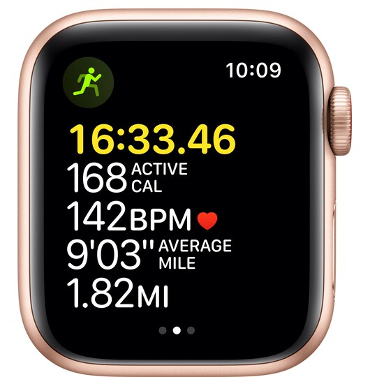 Apple Watch SE 40 mm - LTE (gullfarget alu/stjernelys sportsreim)