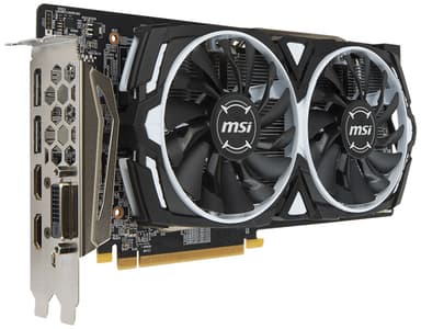 MSI Radeon RX 580 Armor OC grafikkort 8G