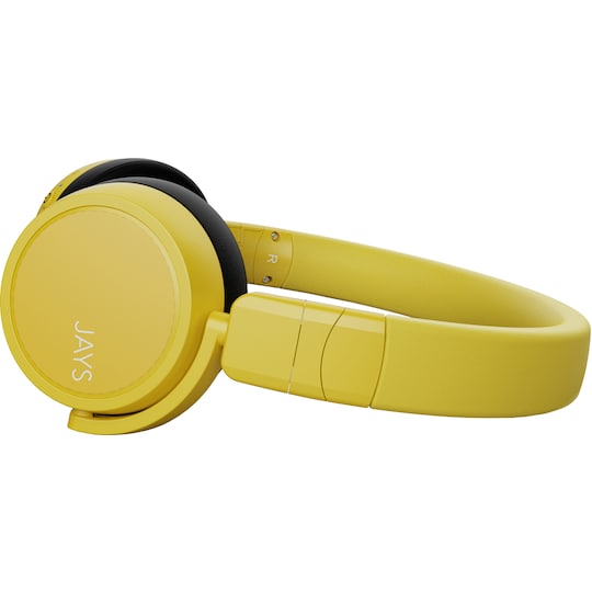 Jays x-Seven trådløse on-ear hodetelefoner (gul)