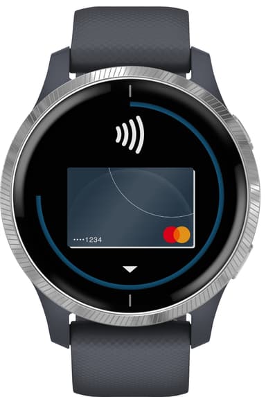 Garmin Venu GPS sportsklokke 43mm (granite blue)
