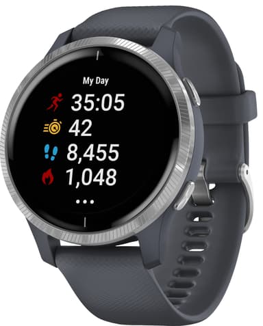 Garmin Venu GPS sportsklokke 43mm (granite blue)