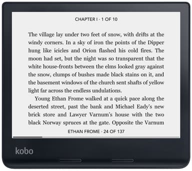 Kobo Sage lesebrett (sort)