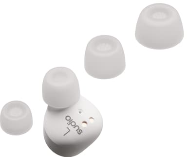 Sudio T2 helt trådløse in-ear hodetelefoner (hvit)
