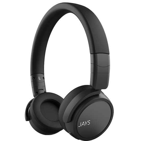 Jays x-Seven trådløse on-ear hodetelefoner (sort)