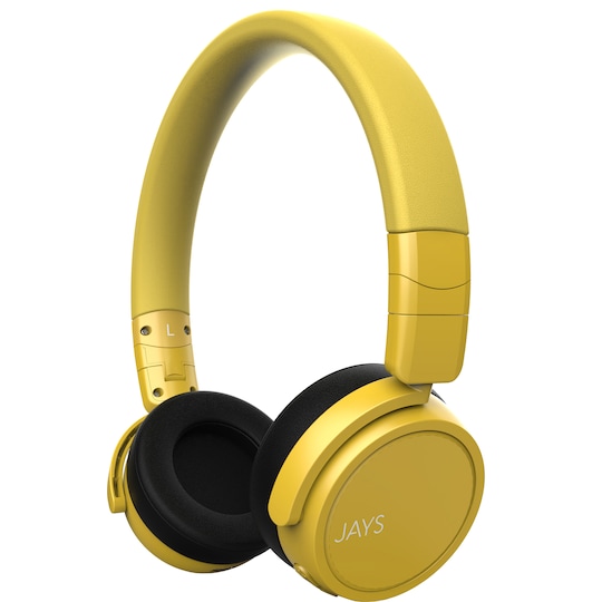Jays x-Seven trådløse on-ear hodetelefoner (gul)