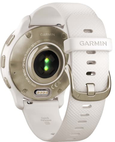 Garmin Venu 2 Plus GPS smartklokke (hvit)
