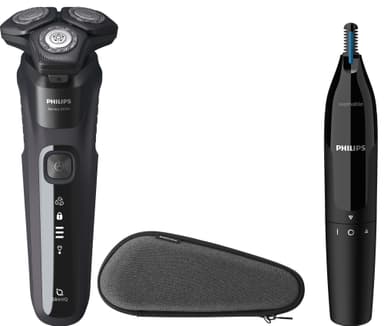 Philips 5000 barbermaskin og nesetrimmer S5588/26