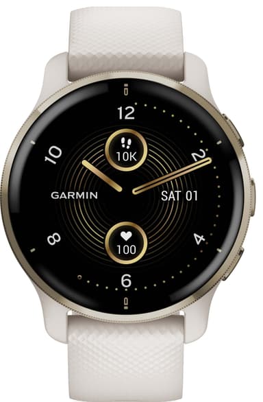 Garmin Venu 2 Plus GPS smartklokke (hvit)