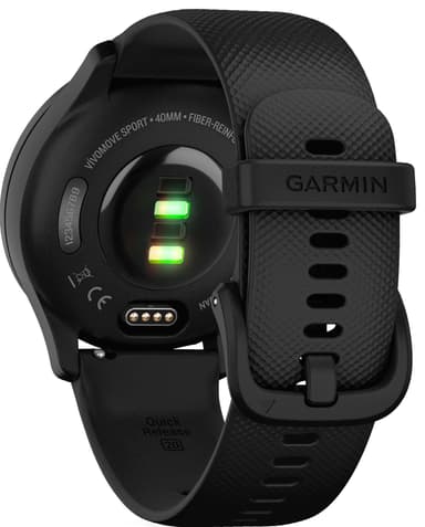 Garmin Vivomove Sport hybrid smartklokke (sort)