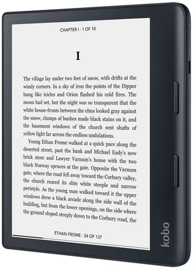 Kobo Sage lesebrett (sort)
