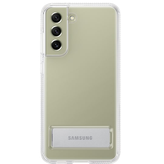 Samsung Galaxy S21 FE Clear Standing Cover stativdeksel (transparent)