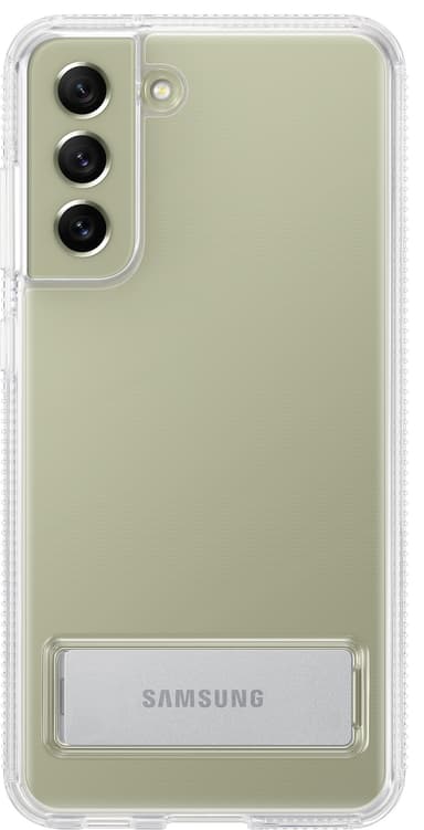 Samsung Galaxy S21 FE Clear Standing Cover stativdeksel (transparent)